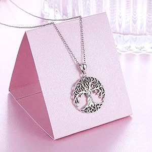 Celtic Lovers Tree of Life Necklace